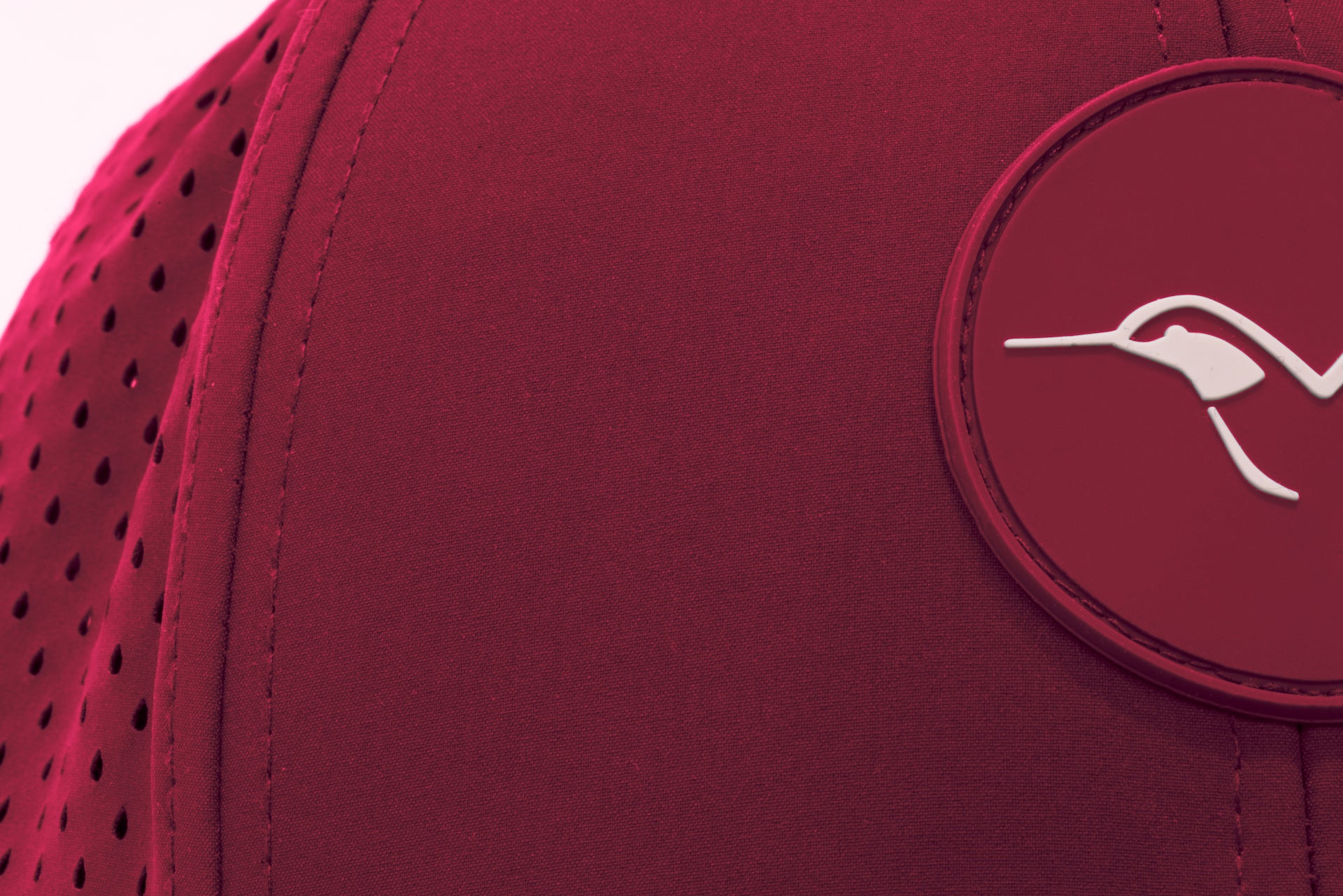 Maroon Hat Close-up with Laketti Logo
