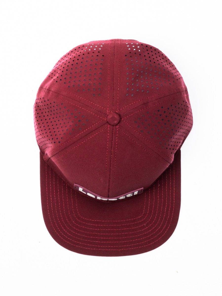 Laketti Pana Snapback Plum Color Top View