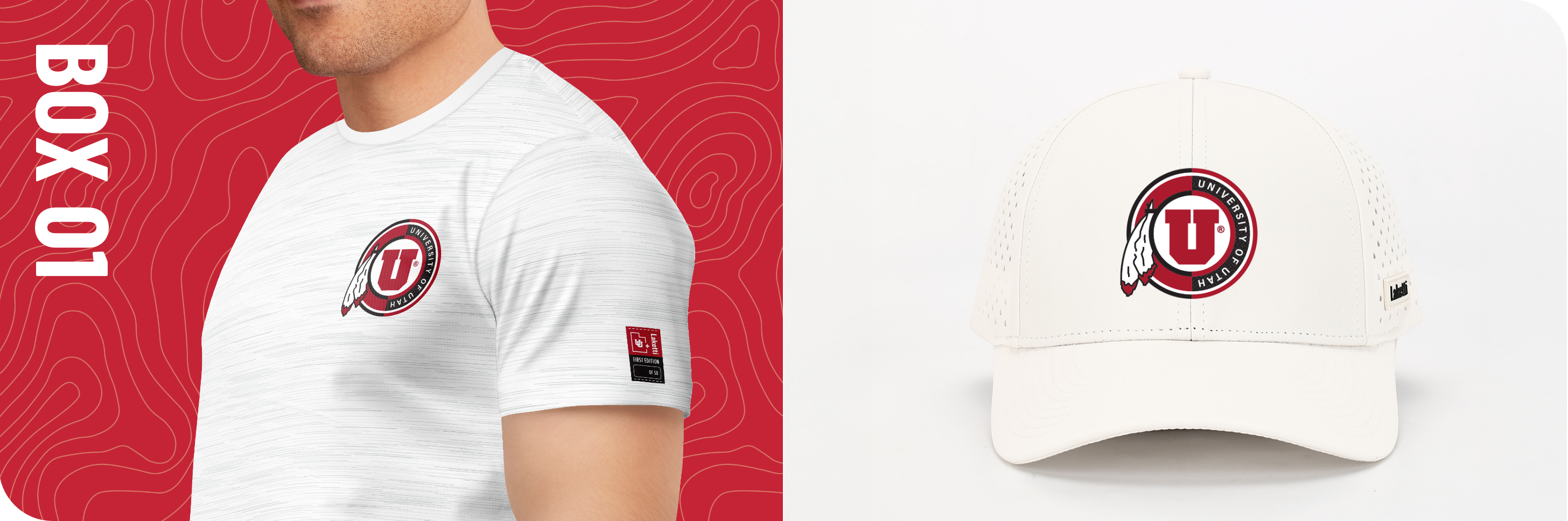 Drum & Feather White x Acu Snapback + Merino Wool Lano Tee